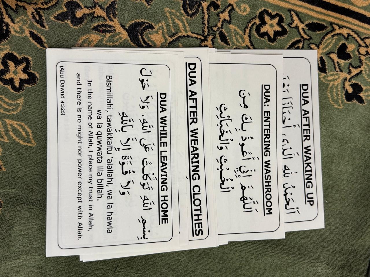 English Dua Stickers